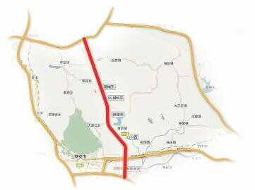 济泰高速公路总长55公里线路确定 拟建双向六车道 