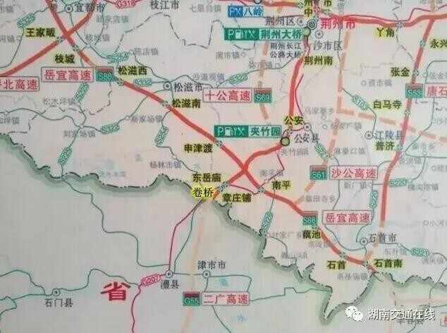 二广高速全程地图图片