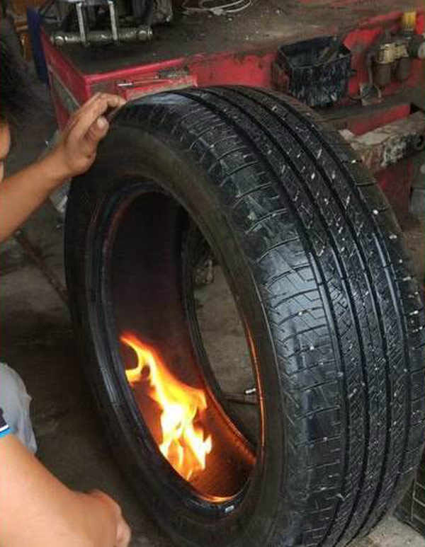 車型庫 輪胎輪轂 > 正文 熱補的方法與冷補法類似,也是將專用的膠片