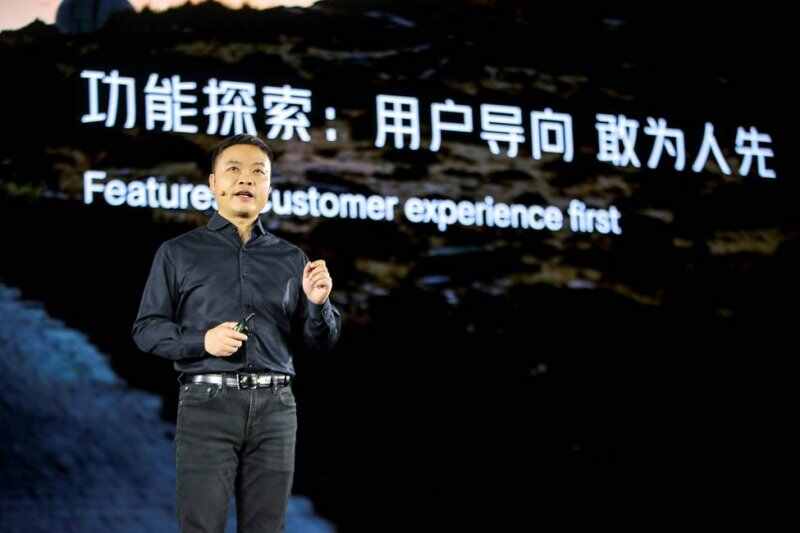 何小鹏现场诠释品牌的内涵